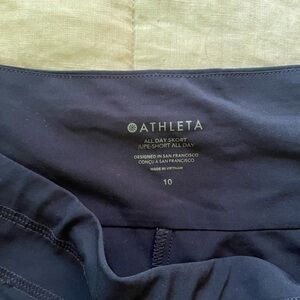 Athleta Black All Day Skort